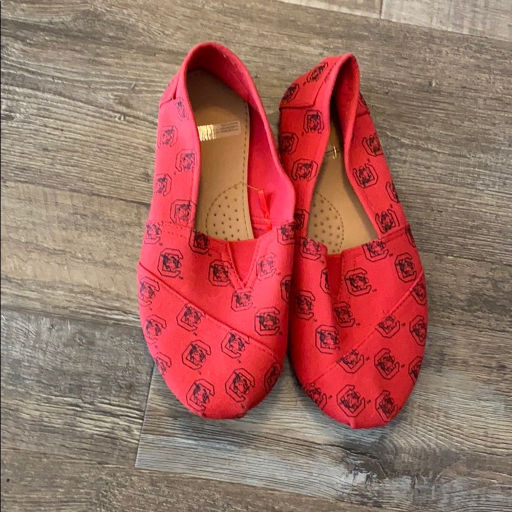 South Carolina gamecock slip ons